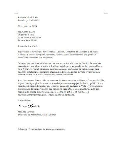 Correspondencia Comercial