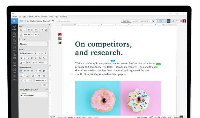 Zoho Workplace Live Co-Editing