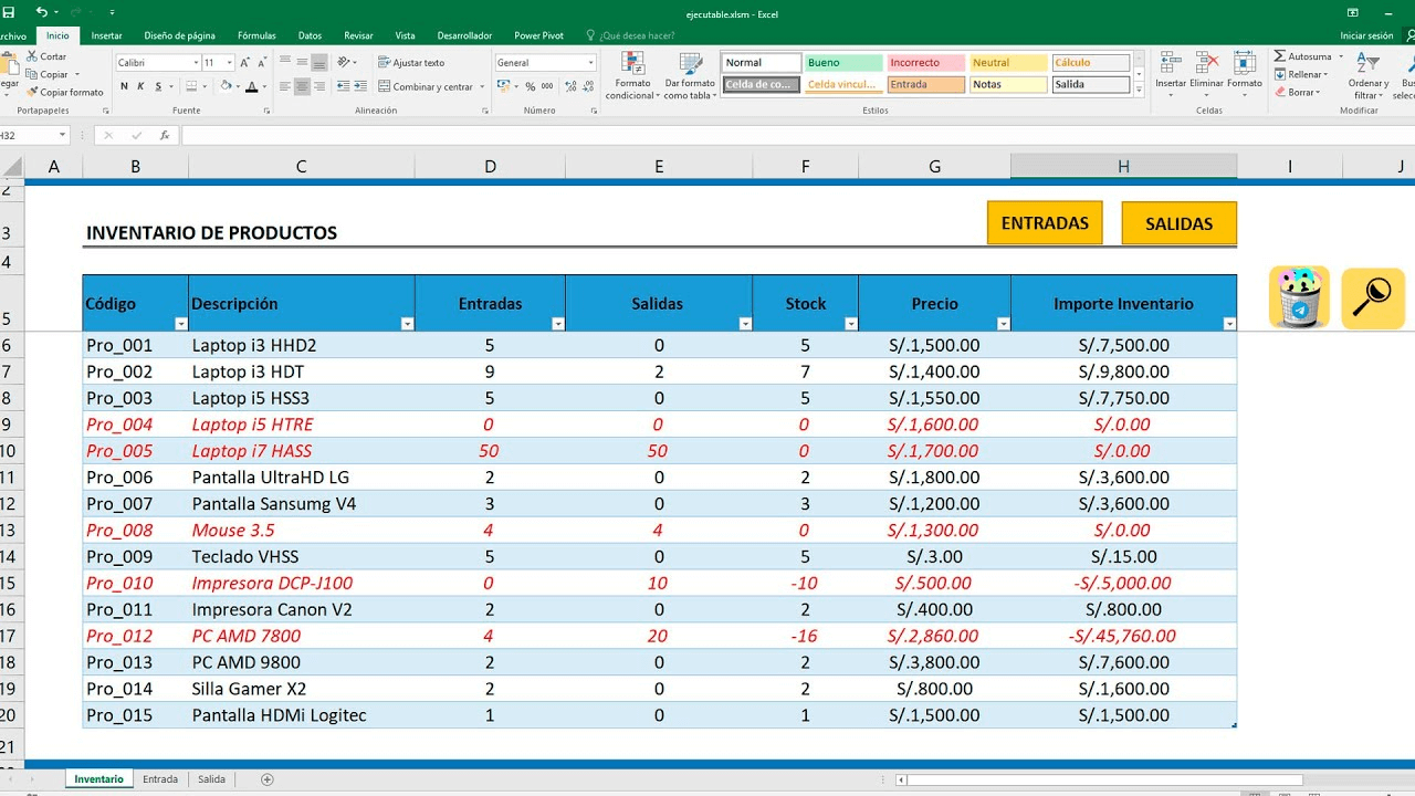 Cómo hacer un inventario en Excel: Guía 2026