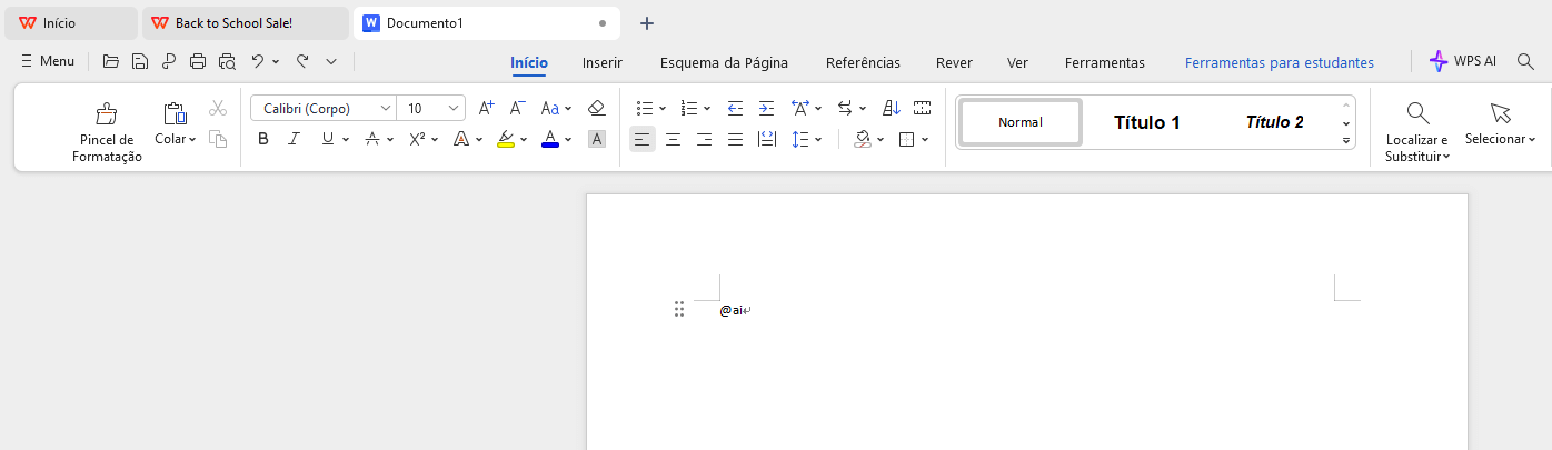 Ativar WPS AI