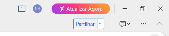 botão de compartilhamento do WPS