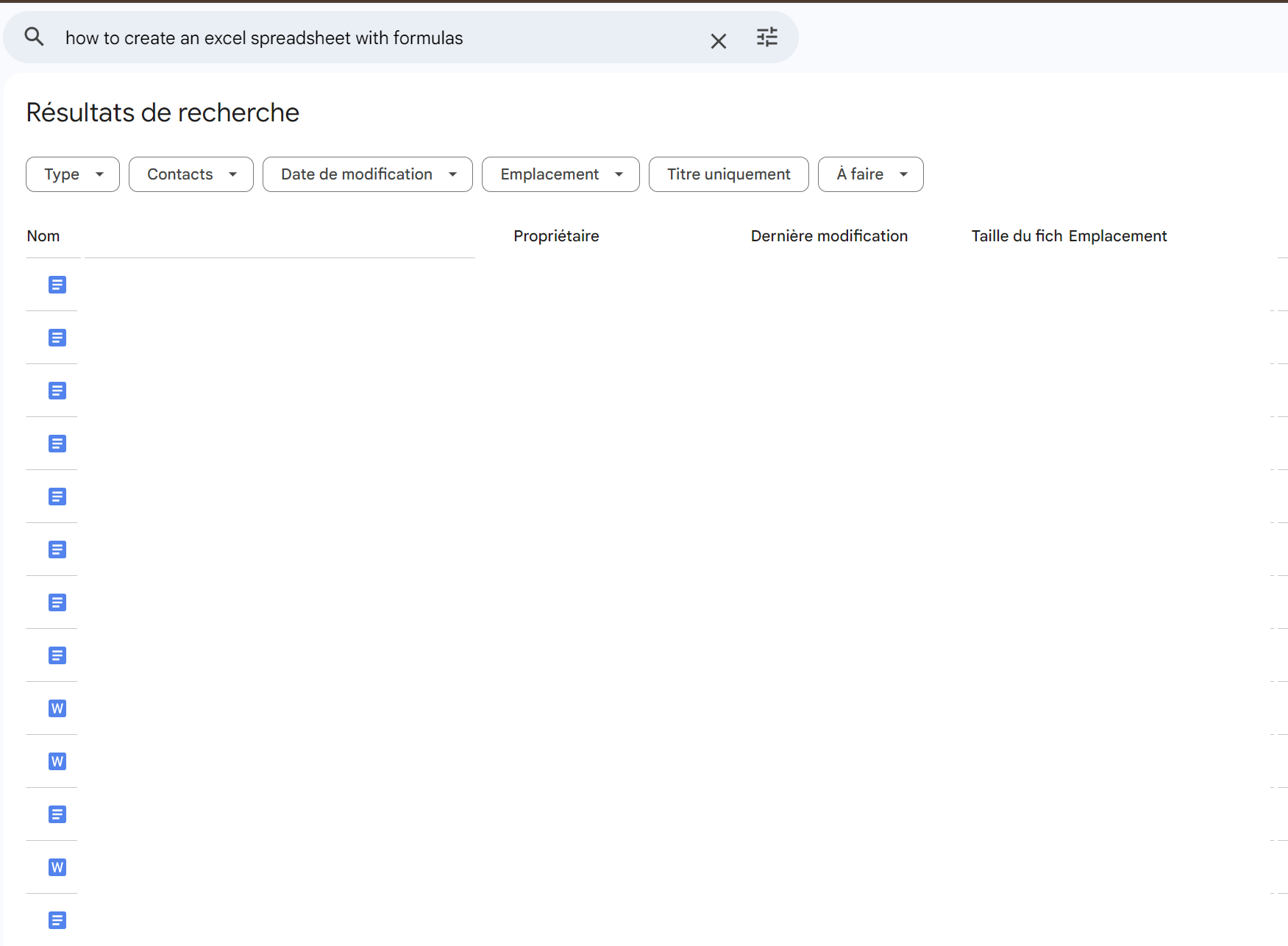 Sélection de plusieurs fichiers sur Google Drive