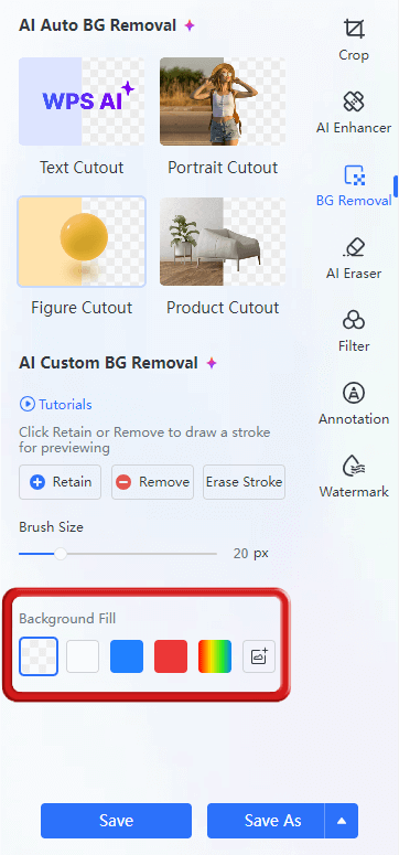 Añada un nuevo fondo a su imagen