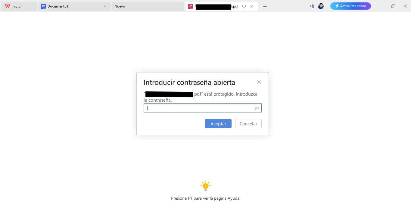 Protección por Contraseña de PDF