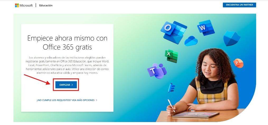 Comenzar con Microsoft 365 Educación