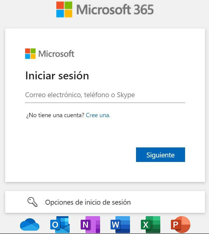 Iniciar sesión en Microsoft para obtener una prueba gratuita