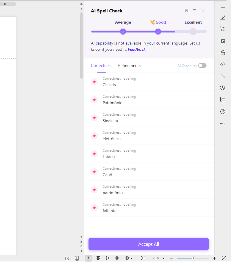 Corretor ortográfico