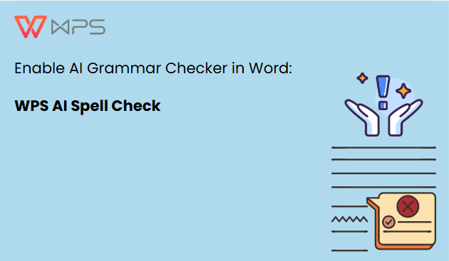 Enable AI Grammar Checker in Word: WPS AI Spell Check