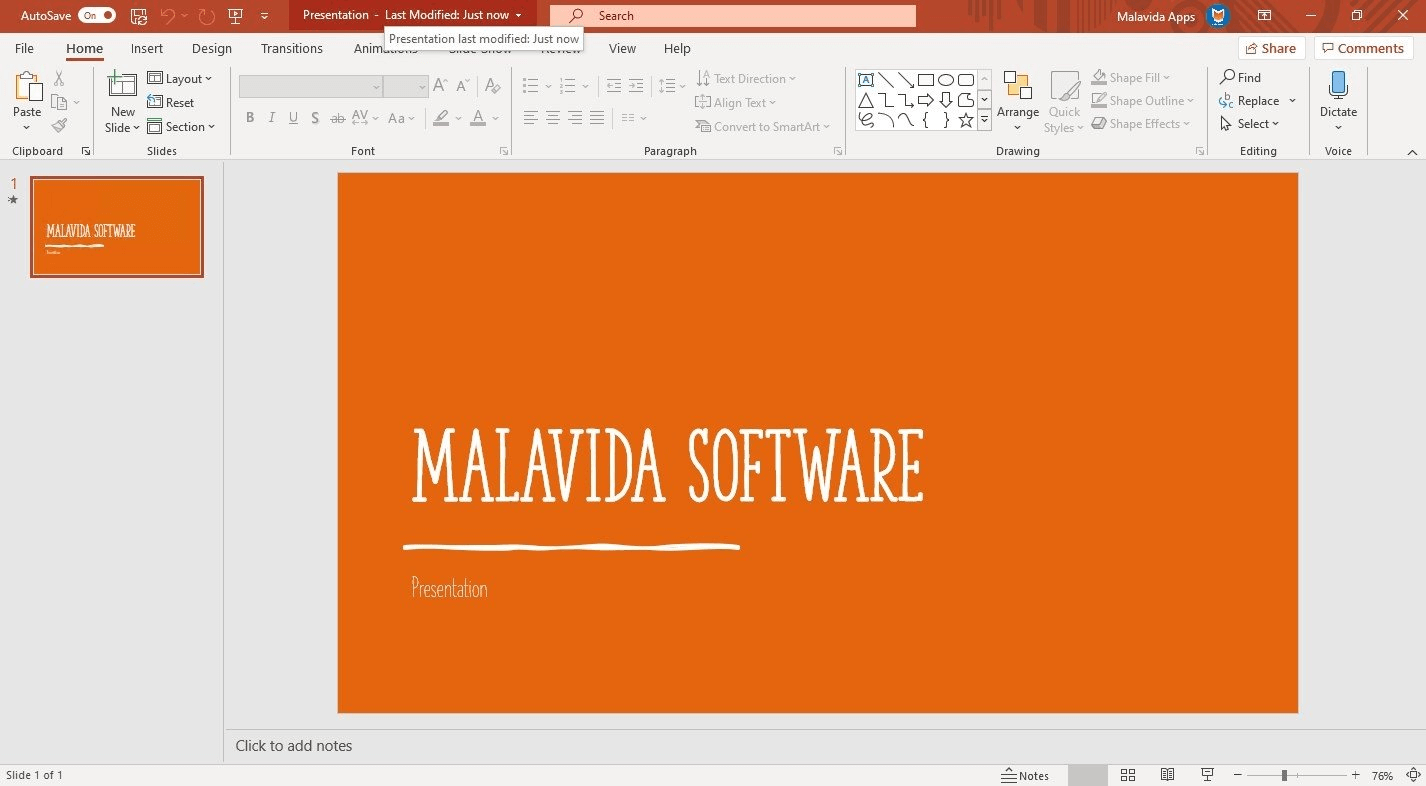 PowerPoint онлайн