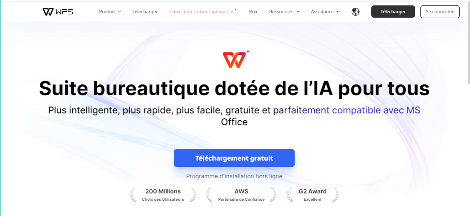 Téléchargement de WPS Office