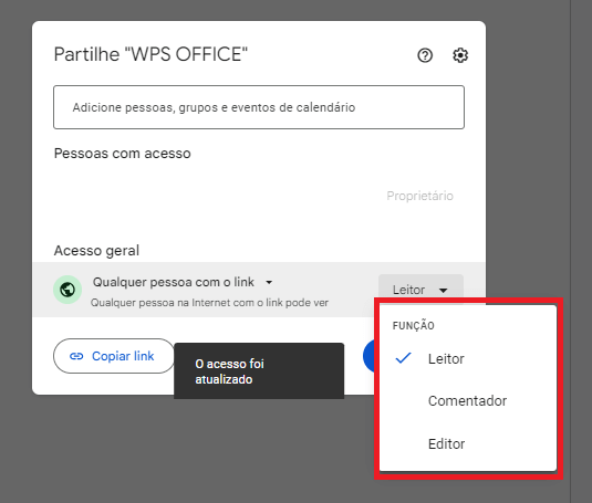 Compartilhar via link