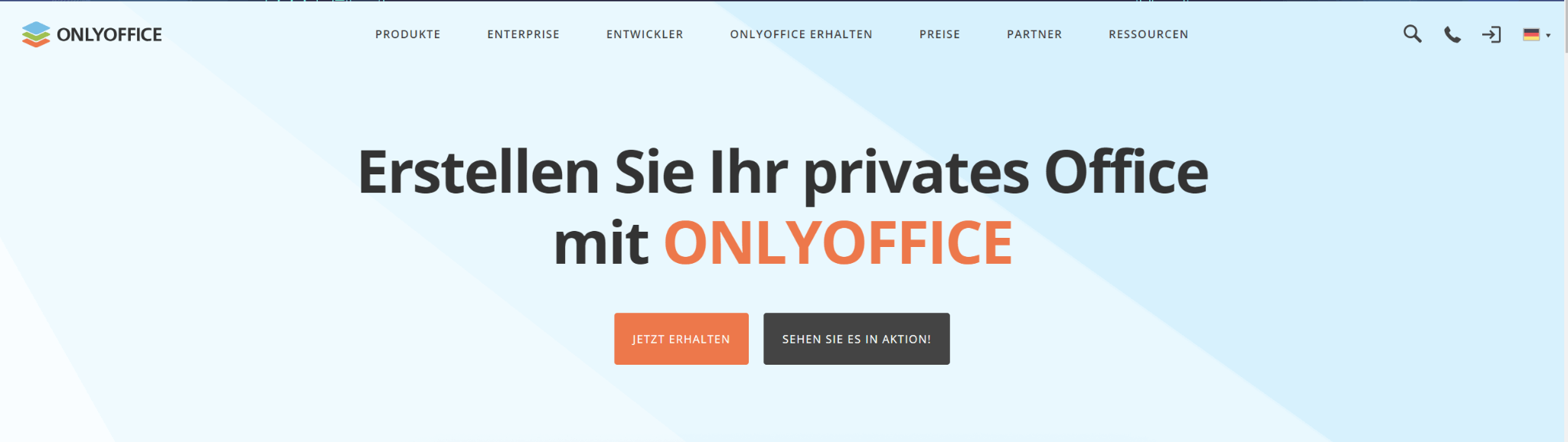 OnlyOffice Homepage