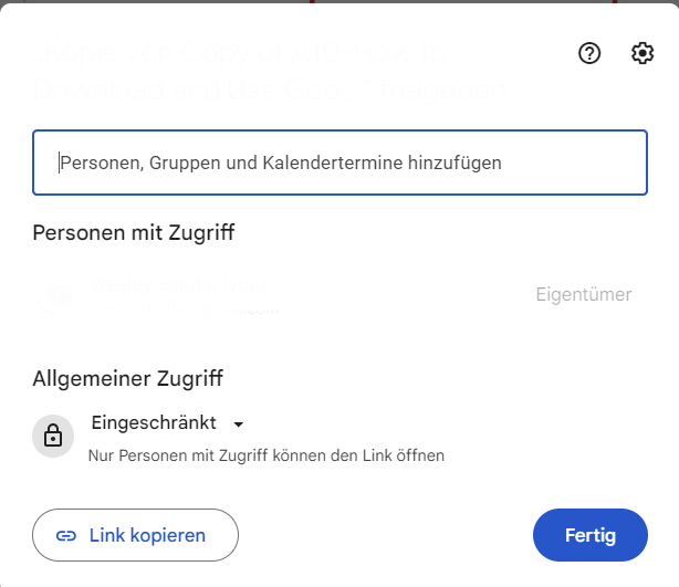 E-Mail-Adressen eingeben