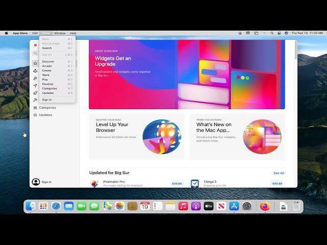 Mac 上的 Apple Store