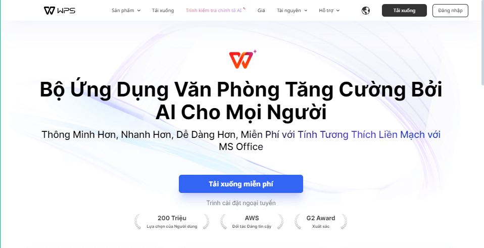 Cài đặt WPS Office