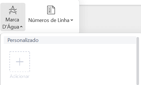 criar marca d’água personalizada no WPS