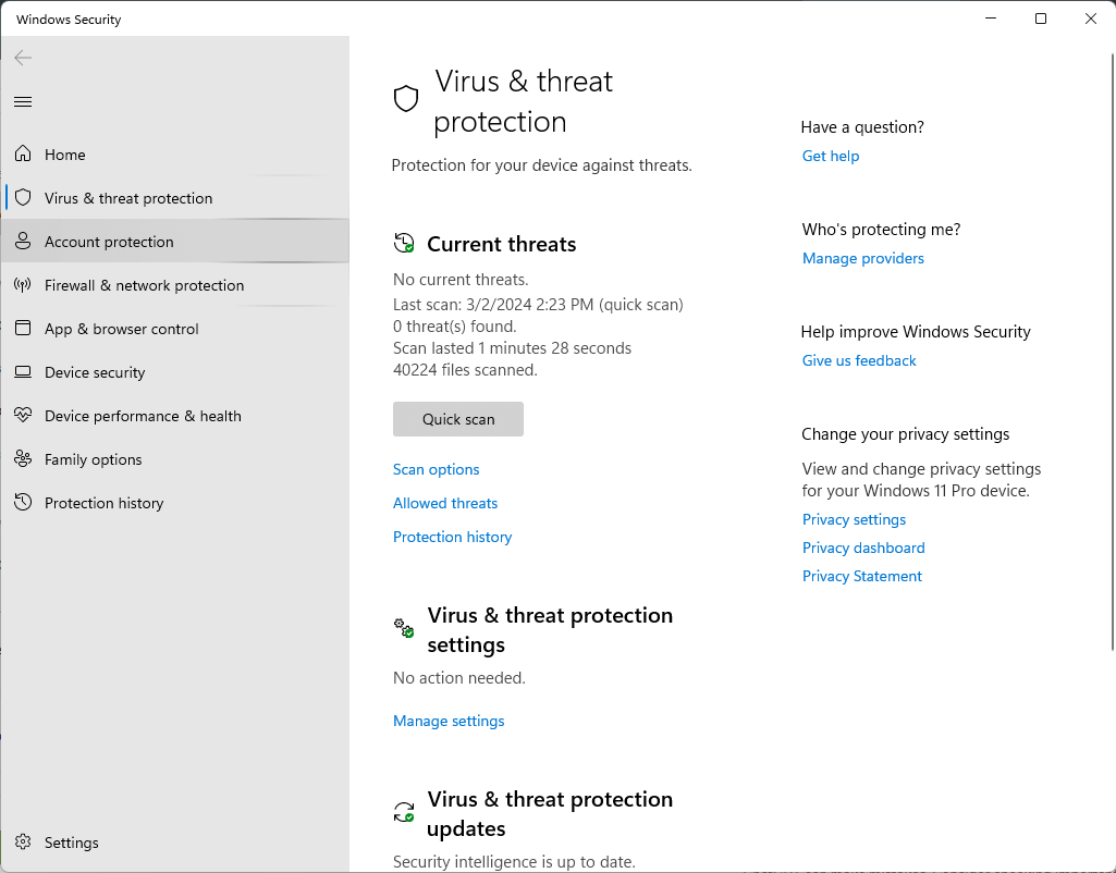 Windows Security
