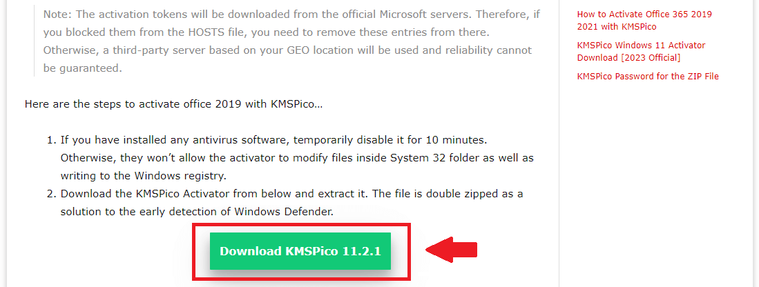  завантажити kmspico 11. 2. 1