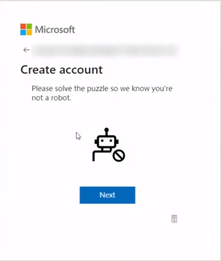Microsoft створити обліковий запис