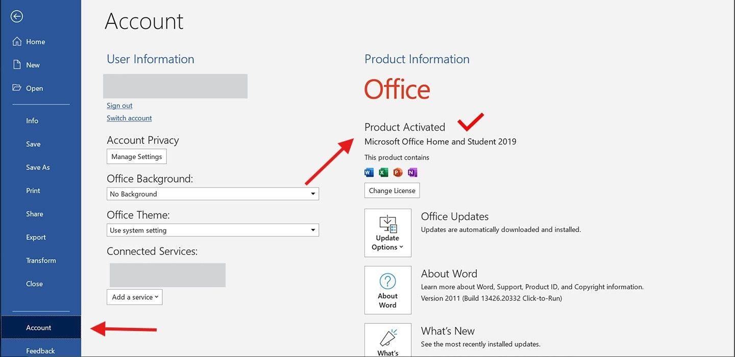 Cek Status Aktivasi Office 2021