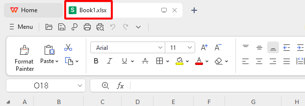apre il file XLSX