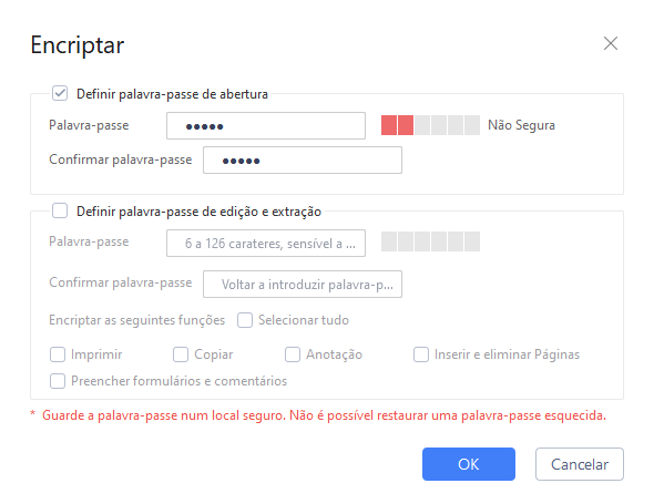 Desbloquear PDF com o WPS Office