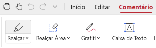  ferramentas de comentários do WPS