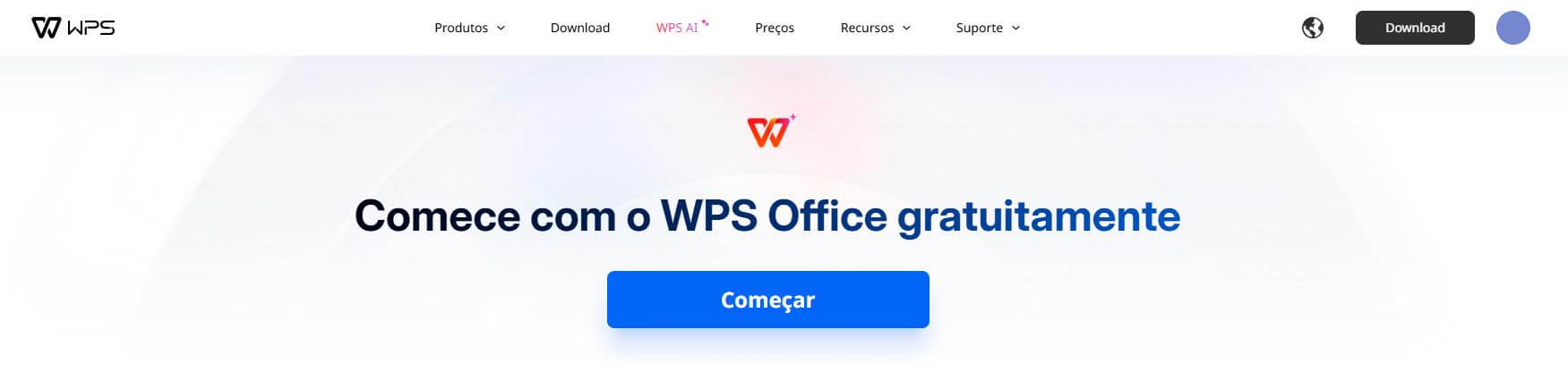 Comece com o WPS Office