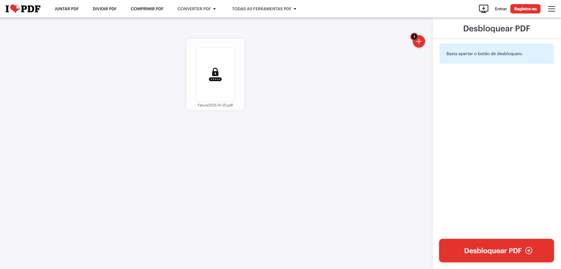 Desbloquear PDF