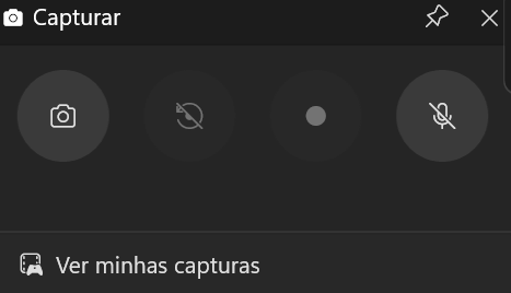 ferramenta de gravação da game bar