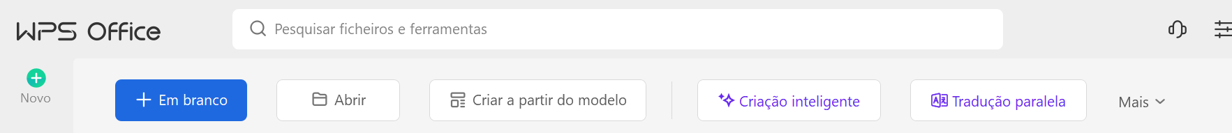 abrindo documentos no WPS