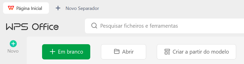abrindo planilhas no WPS