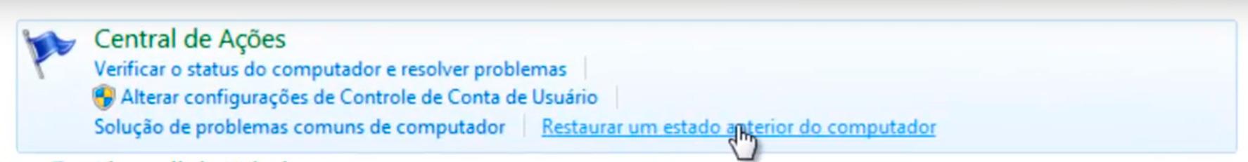 Central de Ações do Windows 7
