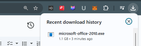 פתח את אשף ההתקנה של MS Office 2010