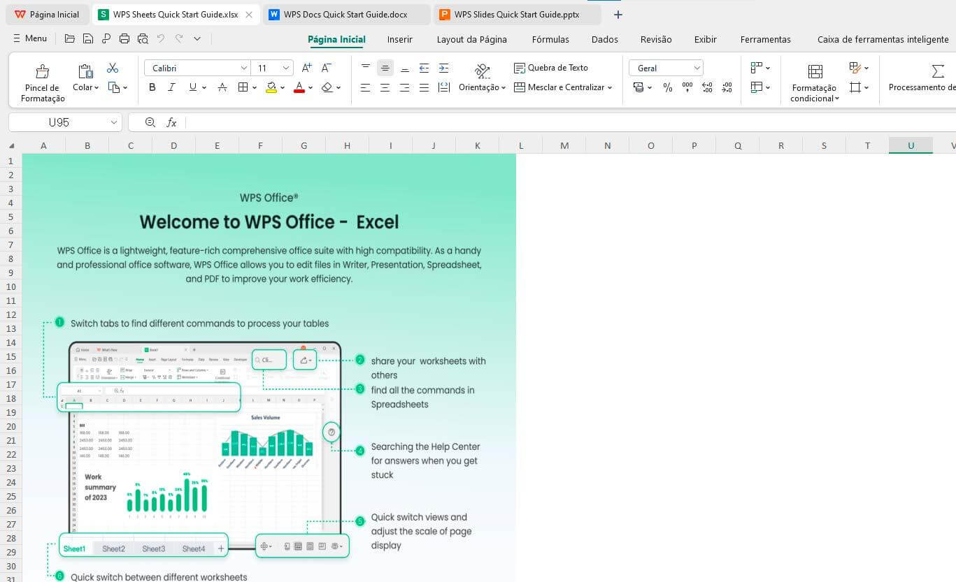 interface do WPS Office