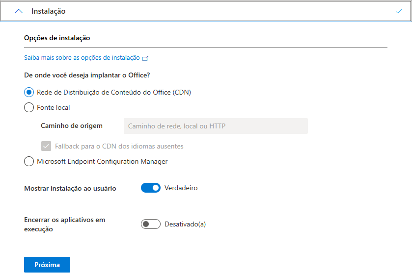  Instalação