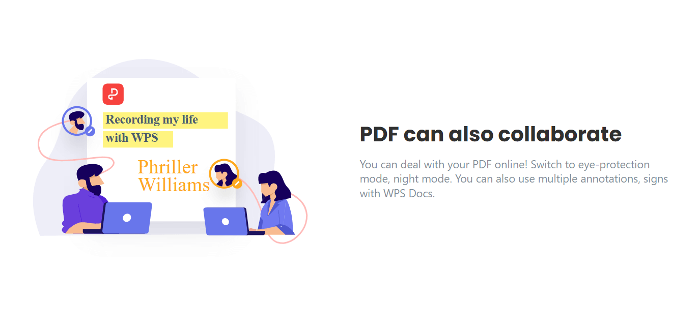 Tampilan Kolaborasi pada PDF
