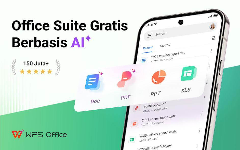 Tampilan WPS Office untuk Smartphone