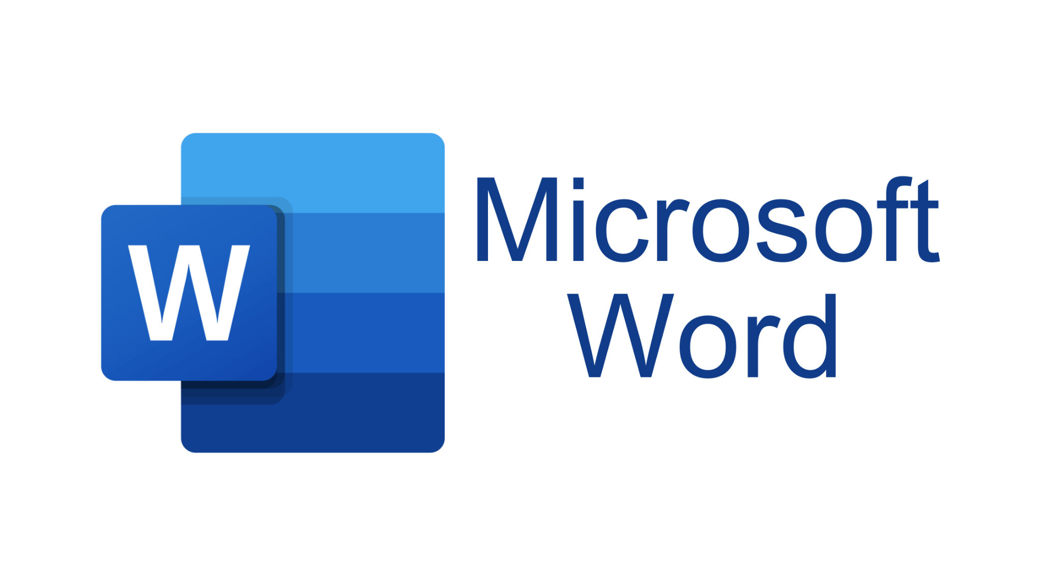 Tampilan Logo Microsoft Word