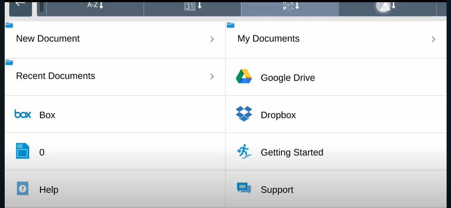 Tampilan pengaturan Cloud di SmartOffice