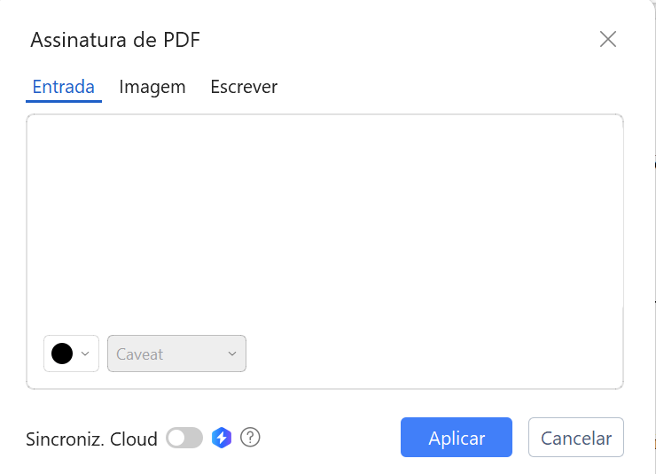 assinatura de PDF no WPS