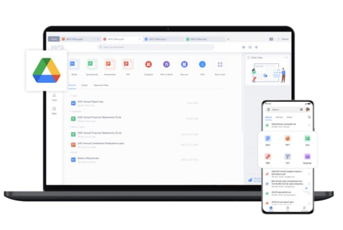 تكامل السحابة في WPS Office