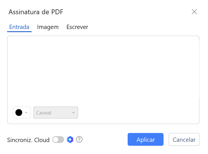  criando assinatura no WPS Office