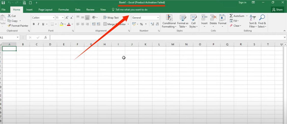 Cara Mengatasi Excel Product Activation Failed