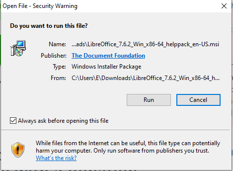 الملف المثبّت