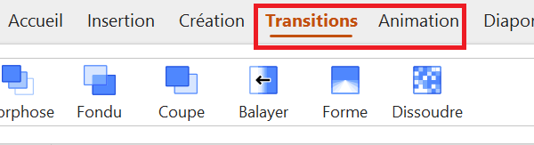 Ajouter des animations et des transitions