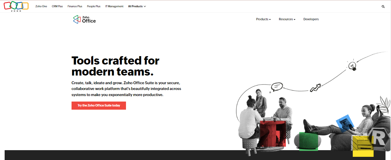 Zoho OfficeSuite موقع