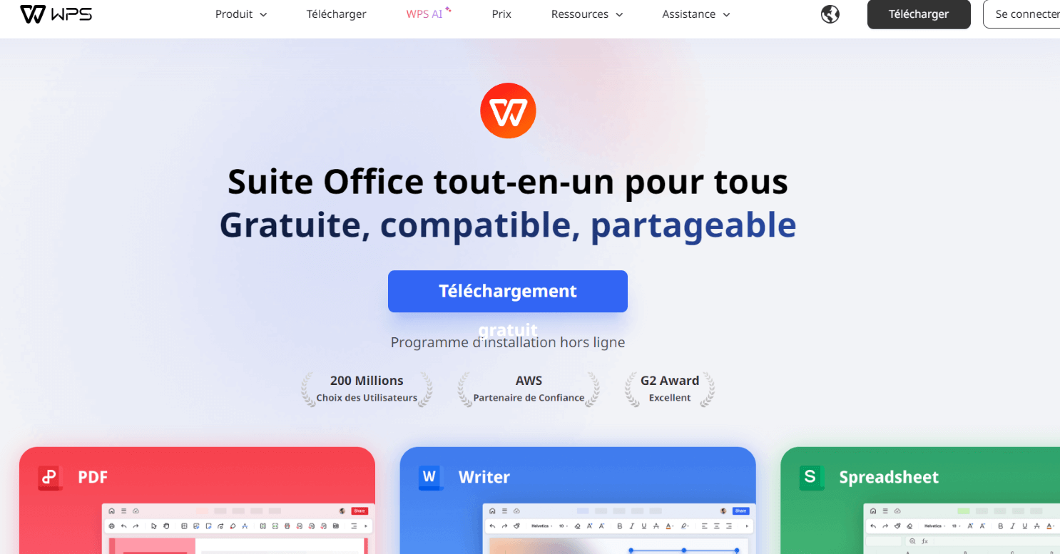 WPS en tant qu'alternative officielle à Office dans Excel 365