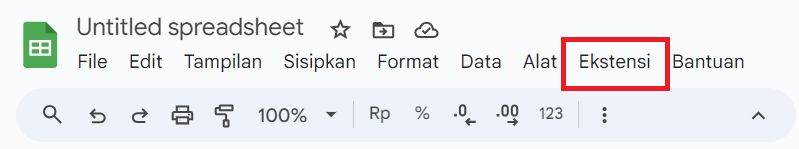 menu Extensions