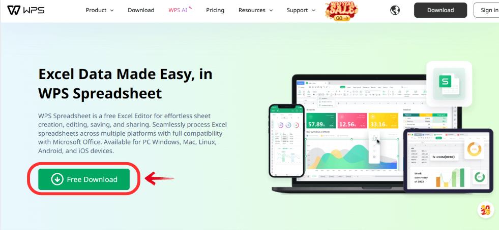 Stiahnutie WPS Office